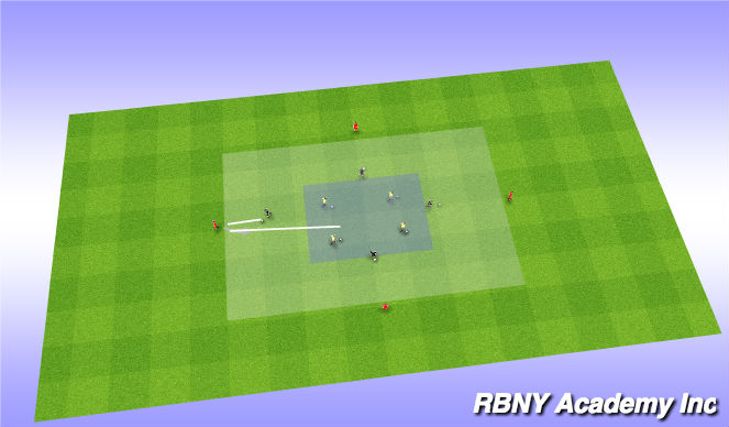 Football/Soccer Session Plan Drill (Colour): Ball Mastery