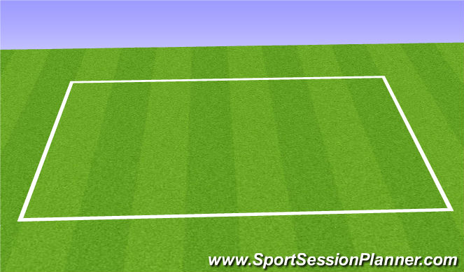 Football/Soccer Session Plan Drill (Colour): Warm up