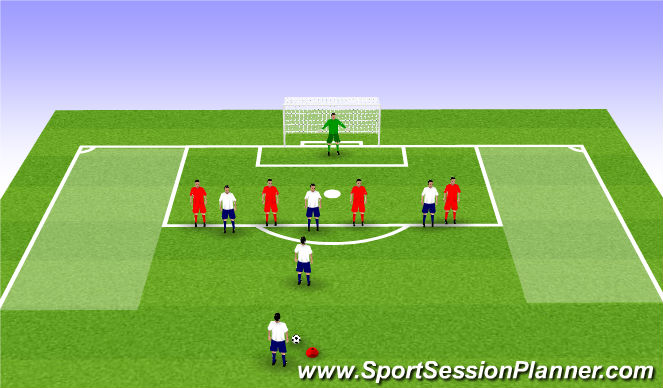 Football/Soccer Session Plan Drill (Colour): Screen 3