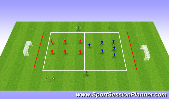 Football/Soccer Session Plan Drill (Colour): Screen 4