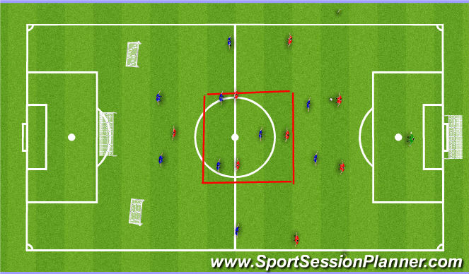 Football/Soccer Session Plan Drill (Colour): Screen 1