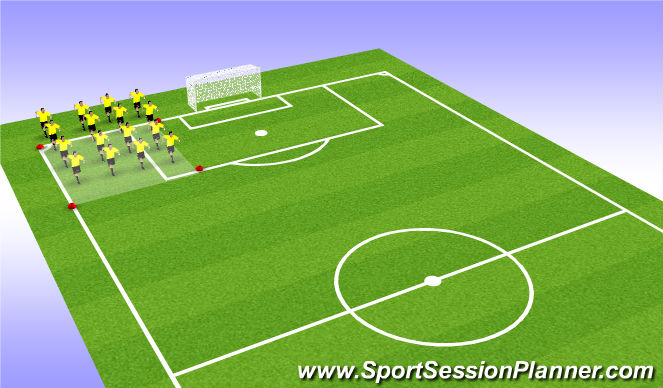 Football/Soccer Session Plan Drill (Colour): Screen 1