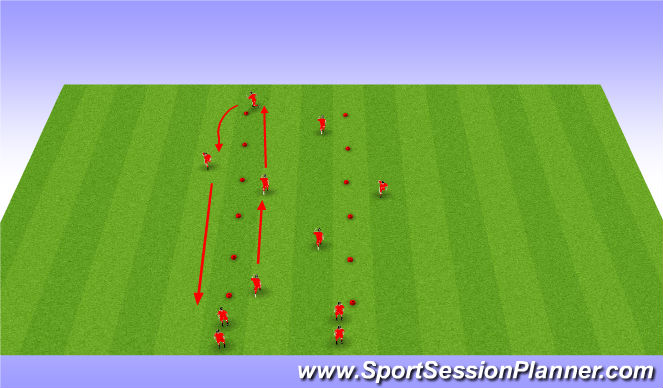 Football/Soccer Session Plan Drill (Colour): Screen 1