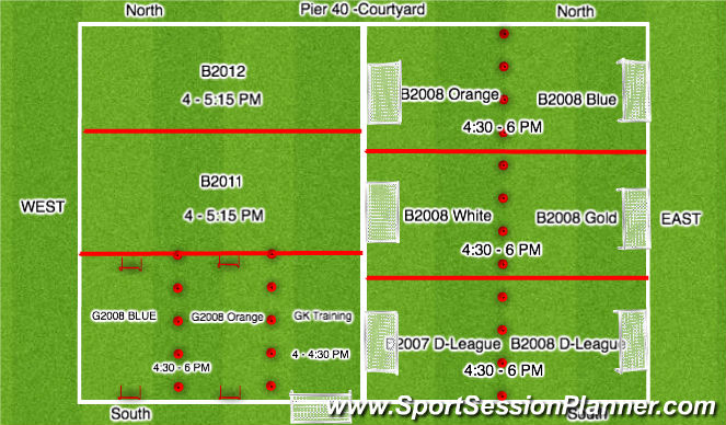 Football/Soccer Session Plan Drill (Colour): FRIDAYS: CY 4-6PM