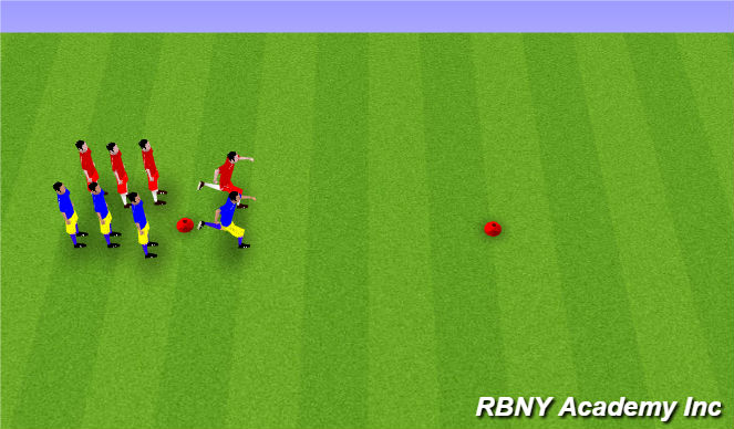 Football/Soccer Session Plan Drill (Colour): Dynamic Stretches