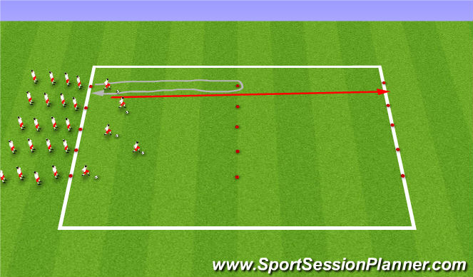 Football/Soccer Session Plan Drill (Colour): Ball Mastery 2