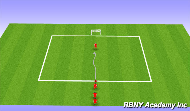 Football/Soccer Session Plan Drill (Colour): 1v1 direct
