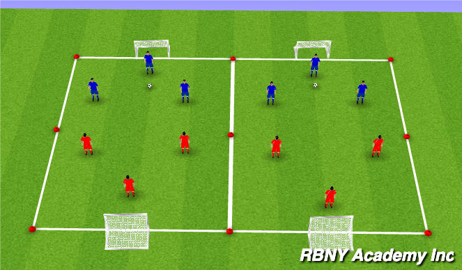 Football/Soccer Session Plan Drill (Colour): Game