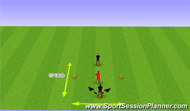 Football/Soccer Session Plan Drill (Colour): Screen 4