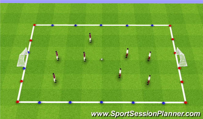Football/Soccer Session Plan Drill (Colour): GAME 4