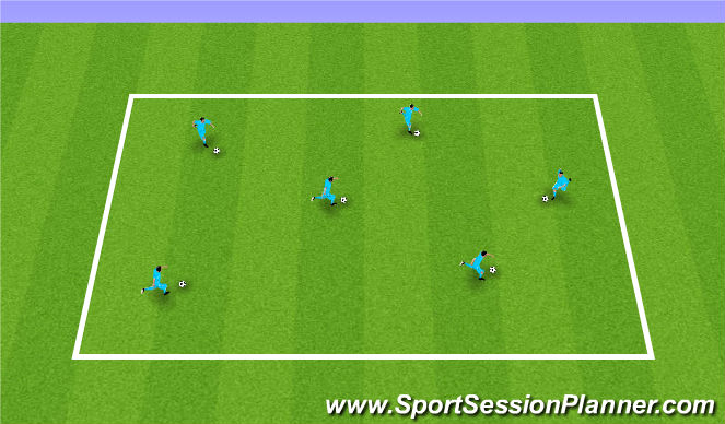 Football/Soccer Session Plan Drill (Colour): Game 1