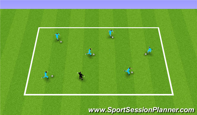 Football/Soccer Session Plan Drill (Colour): Game 3