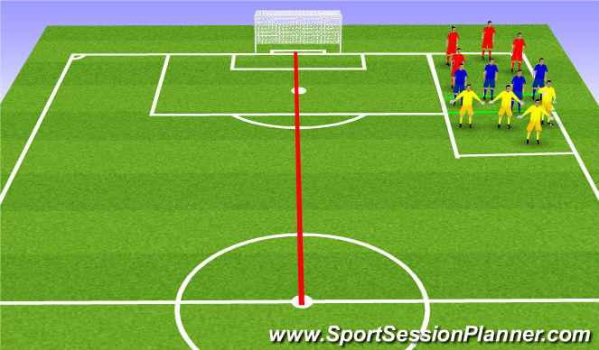 Football/Soccer Session Plan Drill (Colour): Screen 1