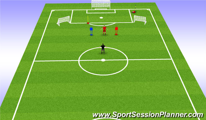 Football/Soccer Session Plan Drill (Colour): Screen 2