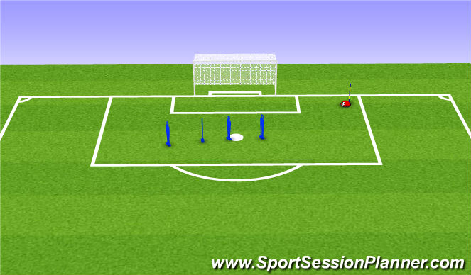 Football/Soccer Session Plan Drill (Colour): Screen 3