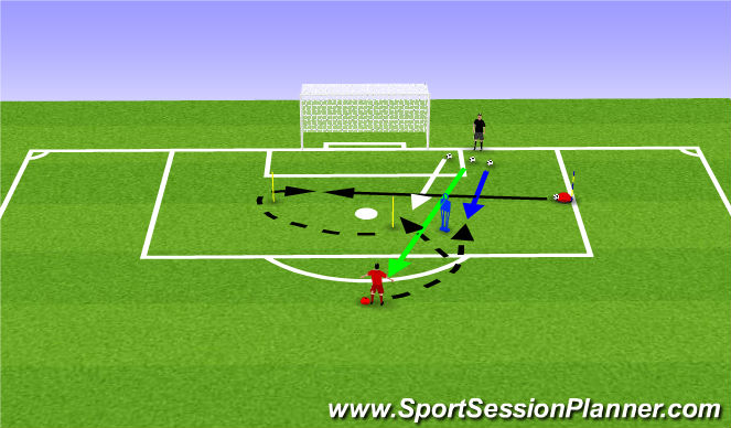 Football/Soccer Session Plan Drill (Colour): Screen 4
