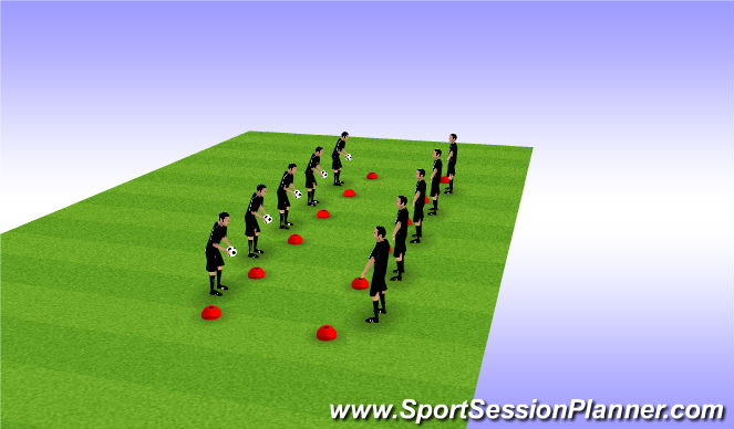 Football/Soccer Session Plan Drill (Colour): Screen 2