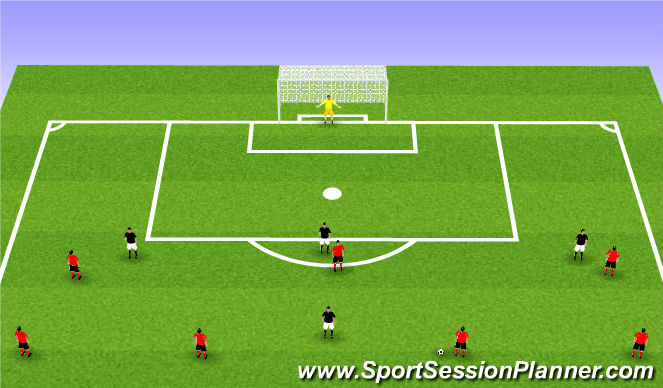 Football/Soccer Session Plan Drill (Colour): Screen 5