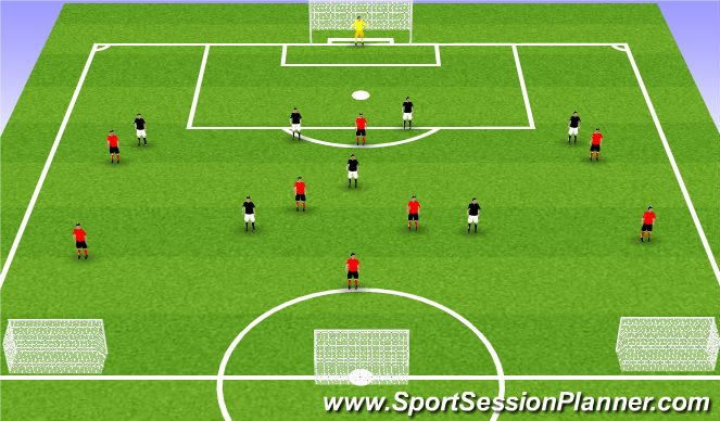 Football/Soccer Session Plan Drill (Colour): Screen 6