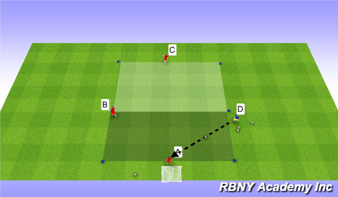 Football/Soccer Session Plan Drill (Colour): Skill dev