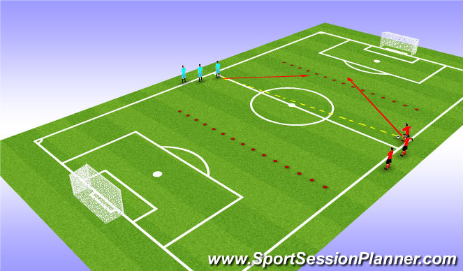 Football/Soccer Session Plan Drill (Colour): Screen 3