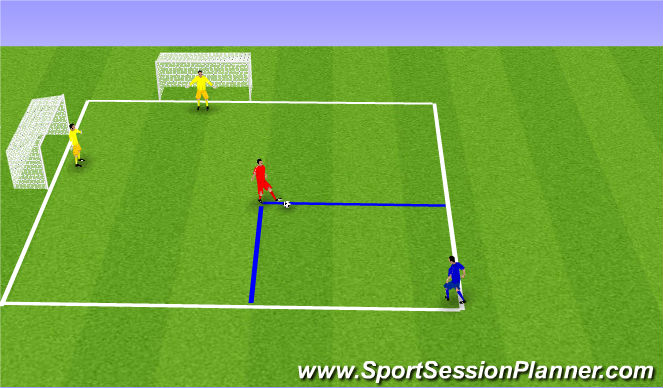 Football/Soccer Session Plan Drill (Colour): Animation 1