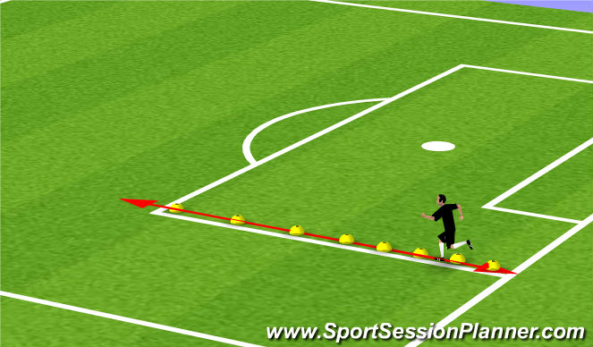 Football/Soccer Session Plan Drill (Colour): Screen 1
