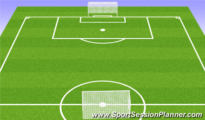 Football/Soccer Session Plan Drill (Colour): SSG 7v7