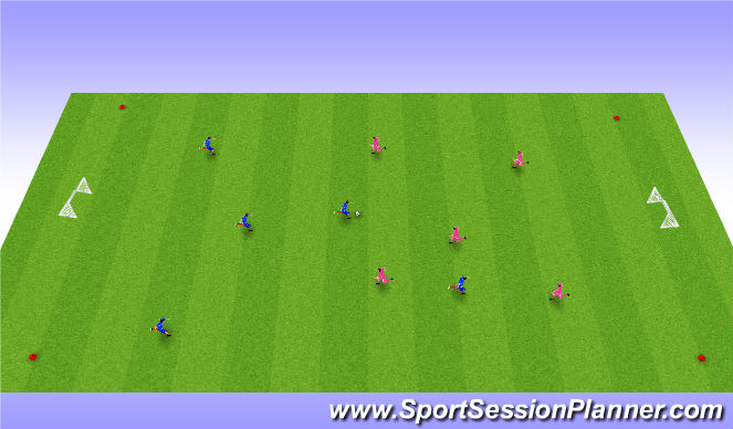 Football/Soccer Session Plan Drill (Colour): free play