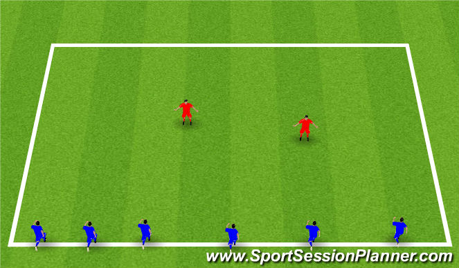 Football/Soccer Session Plan Drill (Colour): Octopus