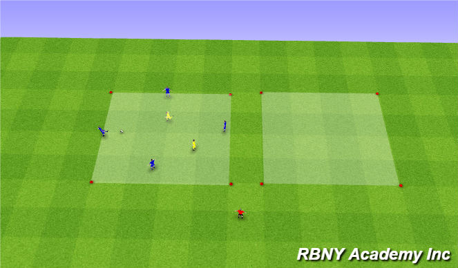 Football/Soccer Session Plan Drill (Colour): Intro
