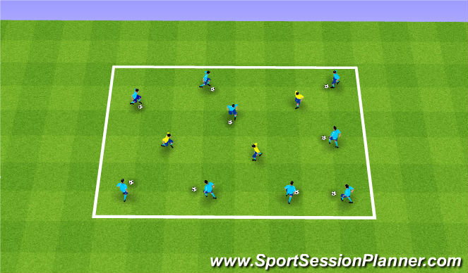 Football/Soccer Session Plan Drill (Colour): Screen 2