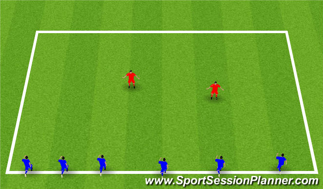 Football/Soccer Session Plan Drill (Colour): Octopus