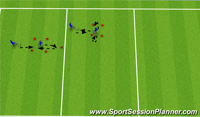 Football/Soccer Session Plan Drill (Colour): Screen 2