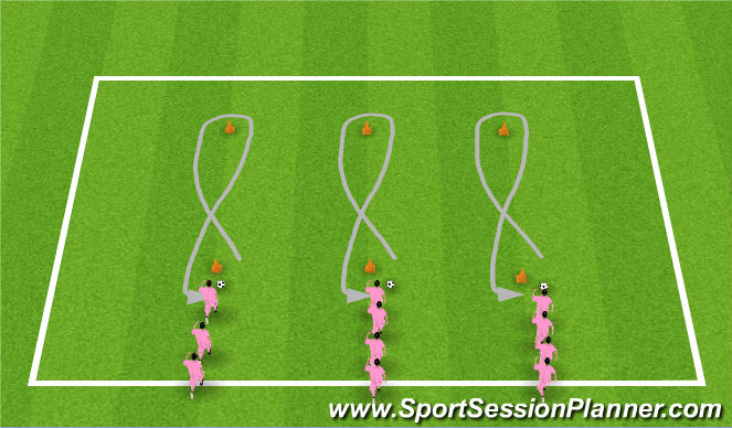 Football/Soccer Session Plan Drill (Colour): Speed 6