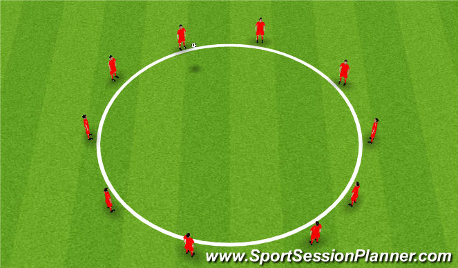 Football/Soccer Session Plan Drill (Colour): Arrival