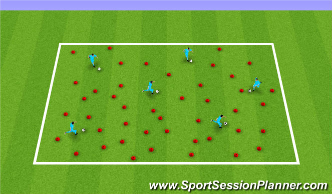 Football/Soccer Session Plan Drill (Colour): Game 2