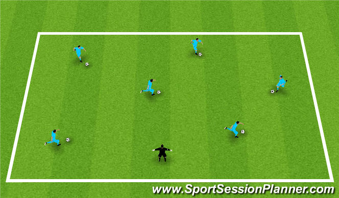 Football/Soccer Session Plan Drill (Colour): Game 3