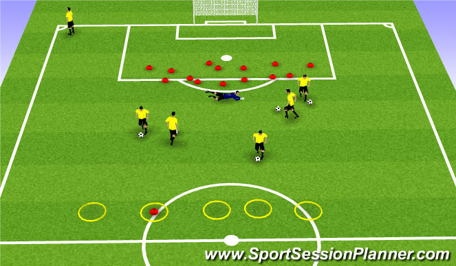 Football/Soccer Session Plan Drill (Colour): giants