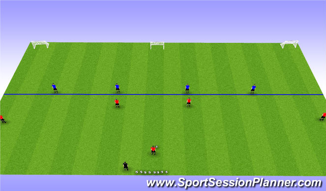 Football/Soccer Session Plan Drill (Colour): Activity (Analytical)