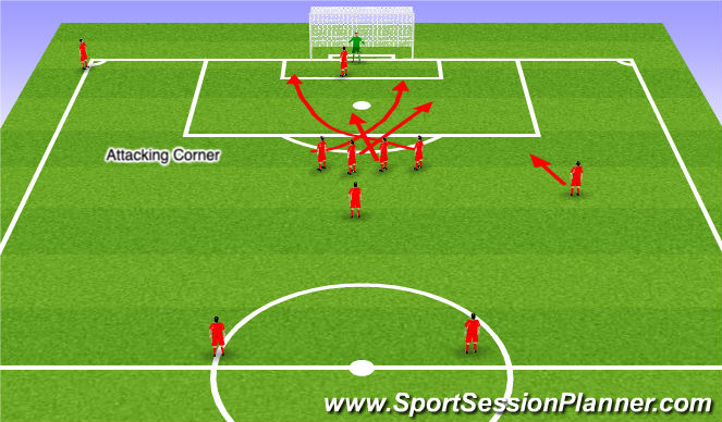 Football/Soccer Session Plan Drill (Colour): Screen 1