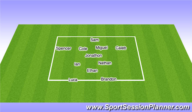 Football/Soccer Session Plan Drill (Colour): Screen 1