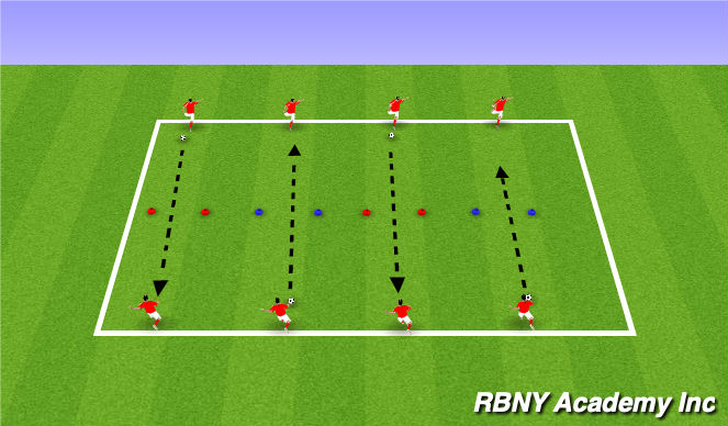 Football/Soccer Session Plan Drill (Colour): Shooting Partners