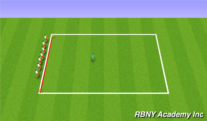 Fútbol Ejercicio del Plan de Sesiones (Color): Fun Game/Introduction