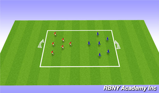 Football/Soccer Session Plan Drill (Colour): Match