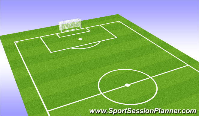 Football/Soccer Session Plan Drill (Colour): Warm Up