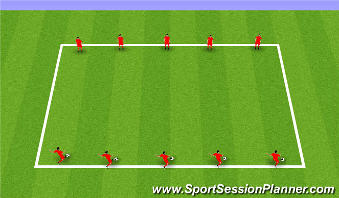 Football/Soccer Session Plan Drill (Colour): Technical