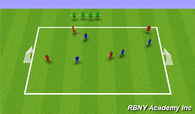 Football/Soccer Session Plan Drill (Colour): Game