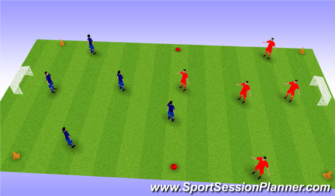 Football/Soccer Session Plan Drill (Colour): SSG Final