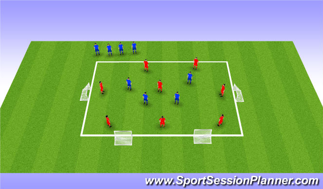 Football/Soccer Session Plan Drill (Colour): Screen 1